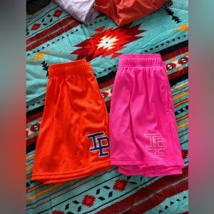 Orange and Pink Mesh Shorts BUNDLE